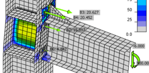 Structural engineers typically design standard connections that can be solved in several minutes using Design Guides, spreadsheets, or simple software. The non-standard connections are the real challenge. The 80/20 rule applies: 80% of the time is spent on 20% of connections. Non-standard connections are not only more challenging to design but also more costly and prone to errors. Finite element modeling comes to the rescue, allowing us to calculate complicated problems automatically. It has been used mostly for research purposes at universities or very large and costly projects, but it is now becoming available for even small design firms to use on a daily basis. Most importantly, even the architecturally appealing and structurally complex solutions must be safe and engineers require reliable tools.